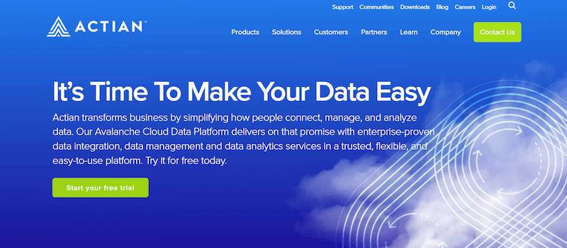 Actian - It is time to make your data easy