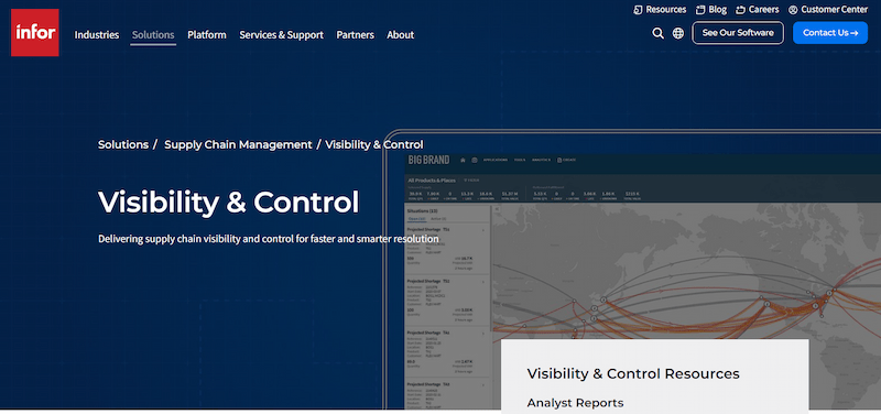 Infor Nexus - Visibility & Control