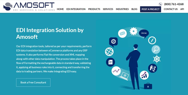 Amosoft EDI integration solutions